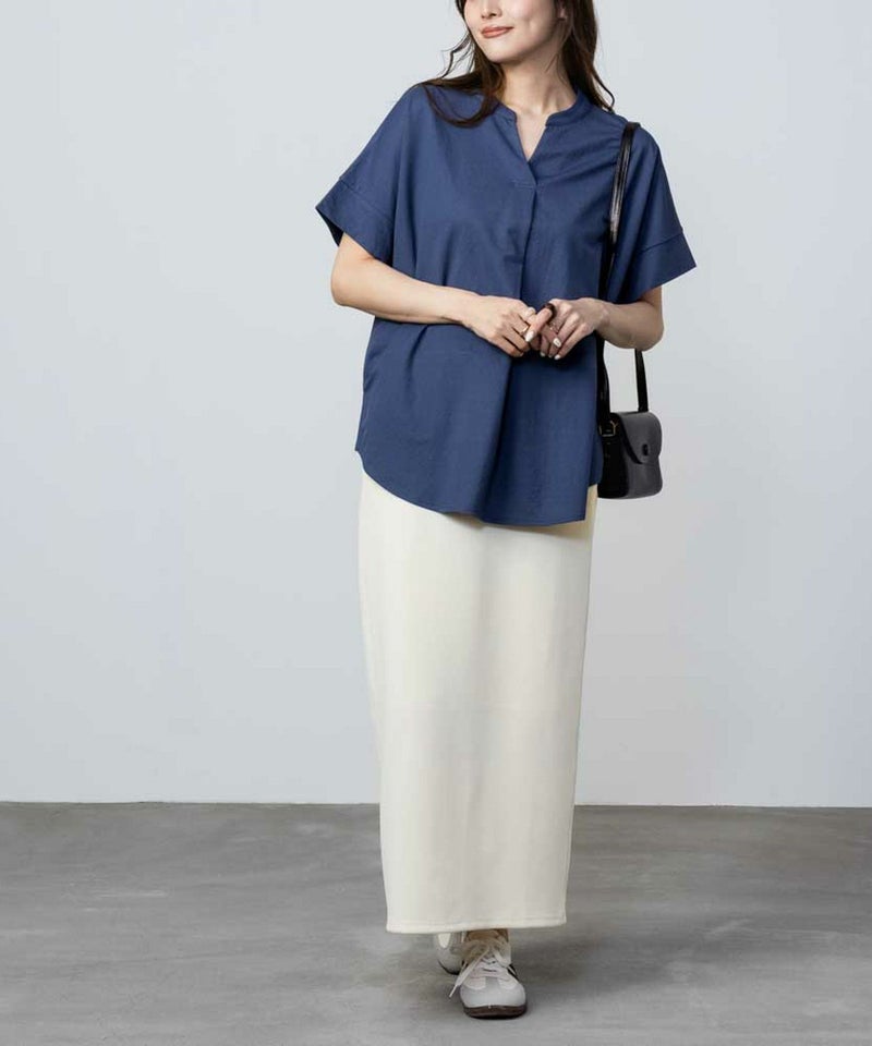 NAVY SARARI スキッパープルオーバー レディース商品画像-18