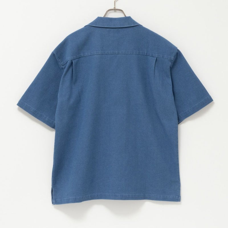 GOOD CREW  メッシュデニム半袖シャツ メンズ商品画像-5