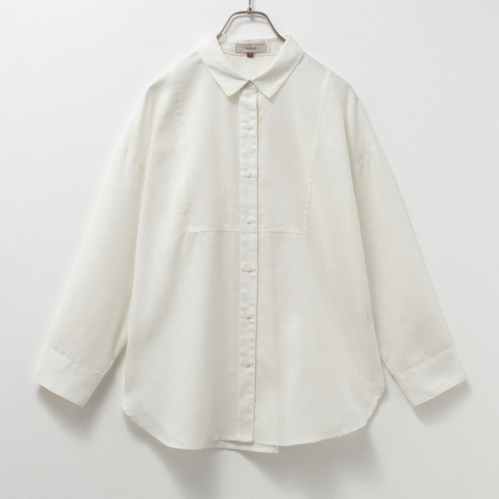 HusHusH リネン混ベーシックシャツ レディース