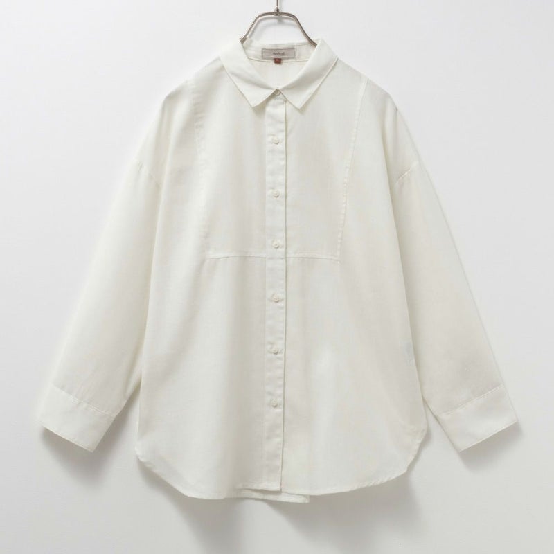 [期間限定価格]HusHusH  リネン混ベーシックシャツ レディース商品画像-9