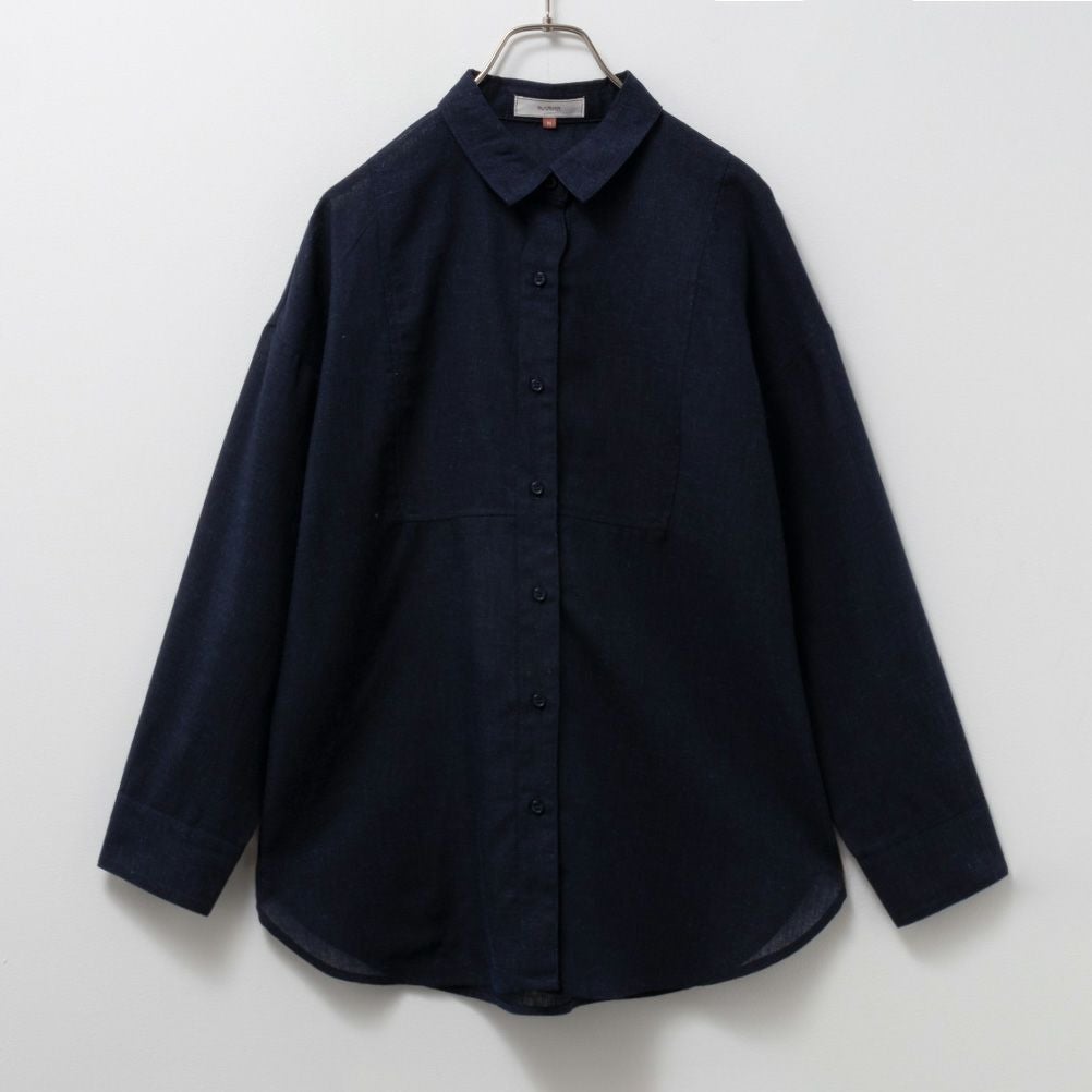 HusHusH リネン混ベーシックシャツ レディース