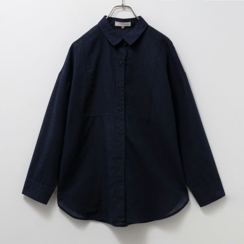 [期間限定価格]HusHusH  リネン混ベーシックシャツ レディース商品画像-12