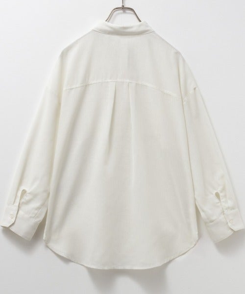 HusHusH リネン混ベーシックシャツ レディース商品画像-14