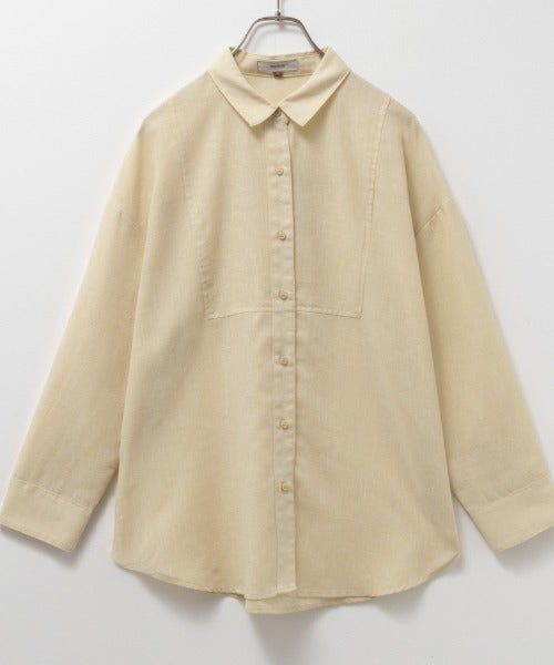 HusHusH  リネン混ベーシックシャツ レディース商品画像-19