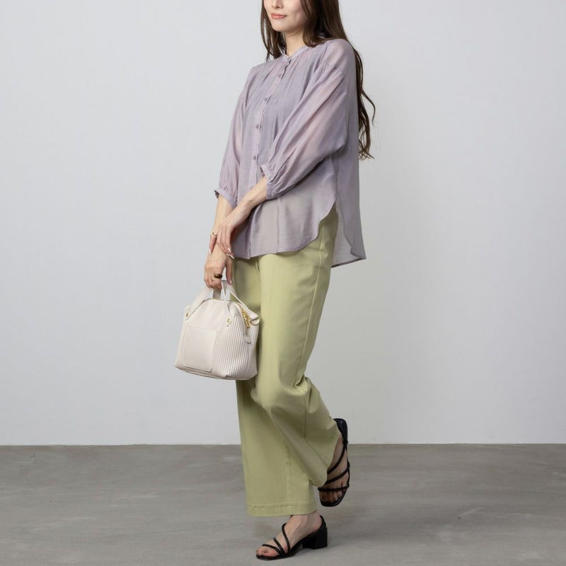 HusHusH バンドカラーシアーシャツ レディース商品画像-3