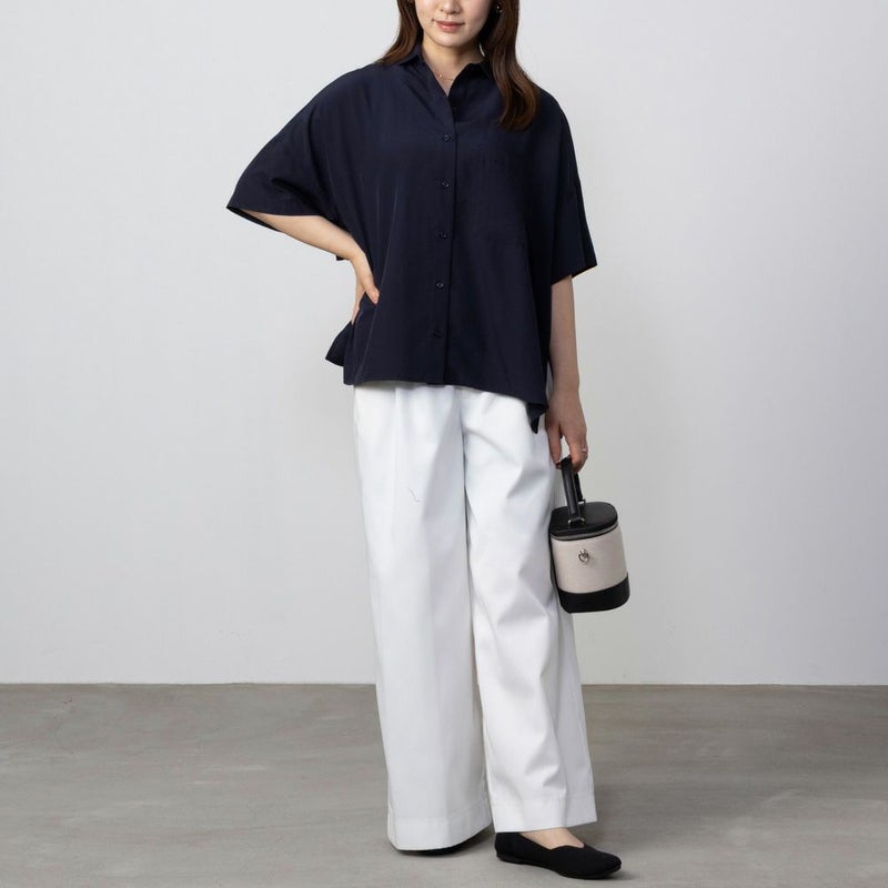 HusHusH バックフリルサテンシャツ レディース商品画像-8