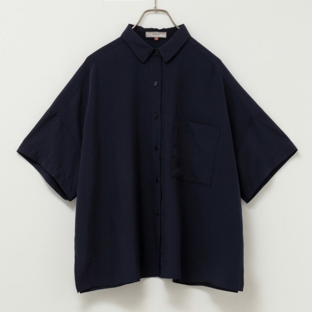 HusHusH バックフリルサテンシャツ レディース