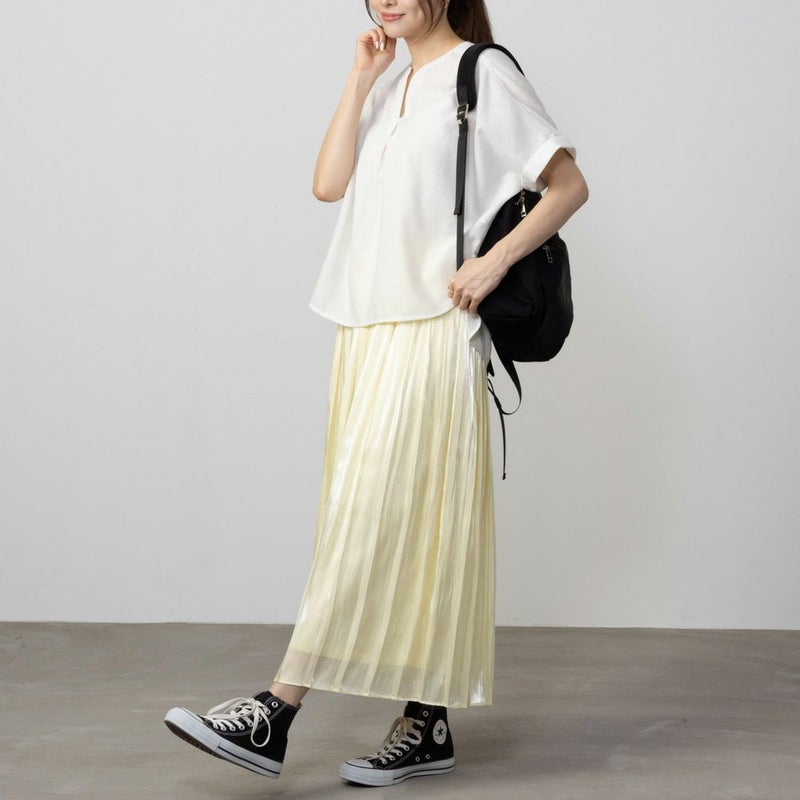 HusHusH リネン混スキッパーシャツ レディース商品画像-4