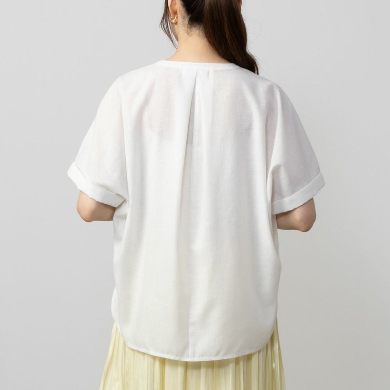 HusHusH リネン混スキッパーシャツ レディース商品画像-6