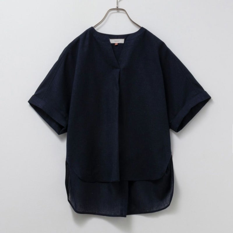 HusHusH  リネン混スキッパーシャツ レディース商品画像-12