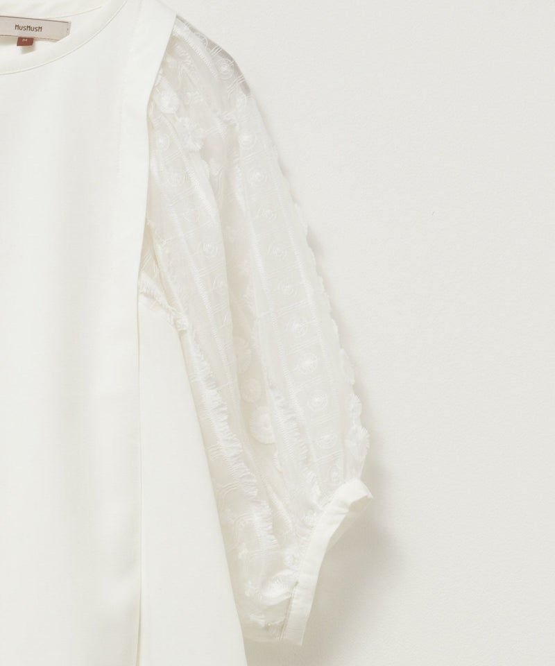 HusHusH 袖刺繍半袖ブラウス レディース商品画像-12