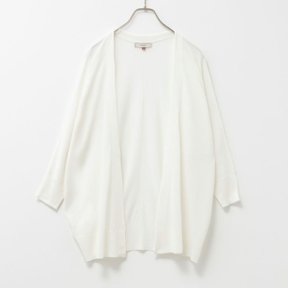 HusHusH リネンライク着流しカーディガン レディース