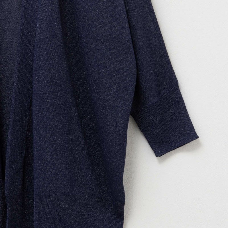 HusHusH リネンライク着流しカーディガン レディース商品画像-14