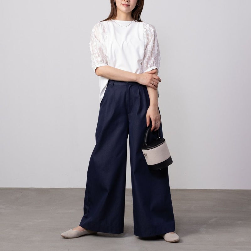 HusHusH タックワイドパンツ レディース商品画像-3