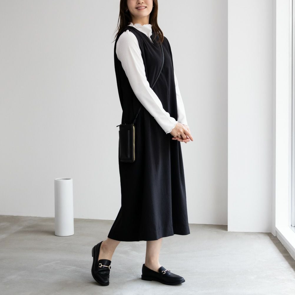 HusHusH キーネックジャンパースカート レディース