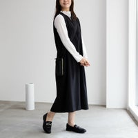 HusHusH キーネックジャンパースカート レディース