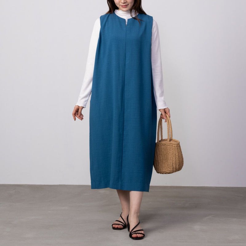 [期間限定価格]HusHusH  キーネックジャンパースカート レディース商品画像-2