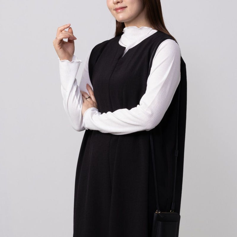 [期間限定価格]HusHusH  キーネックジャンパースカート レディース商品画像-3