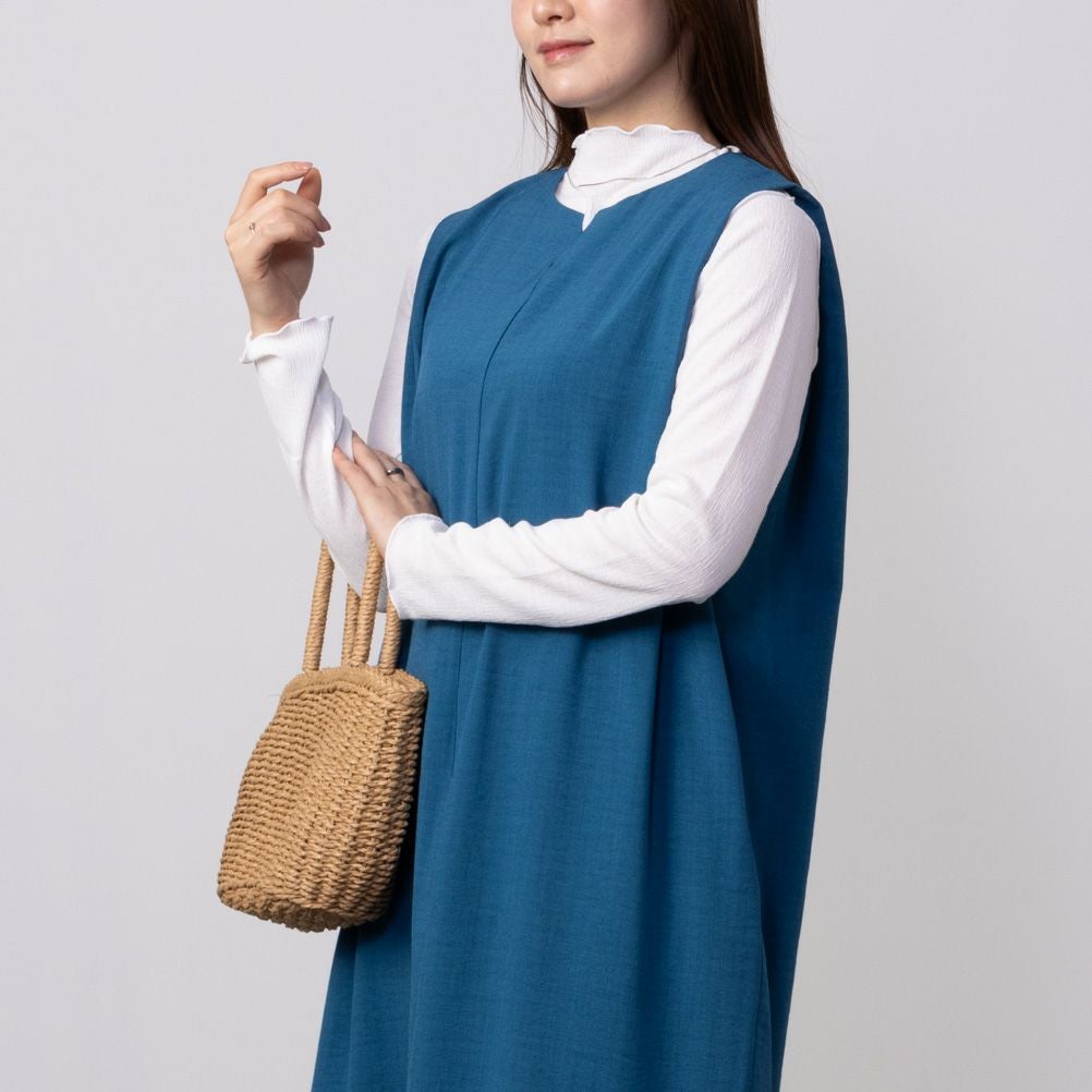 HusHusH キーネックジャンパースカート レディース