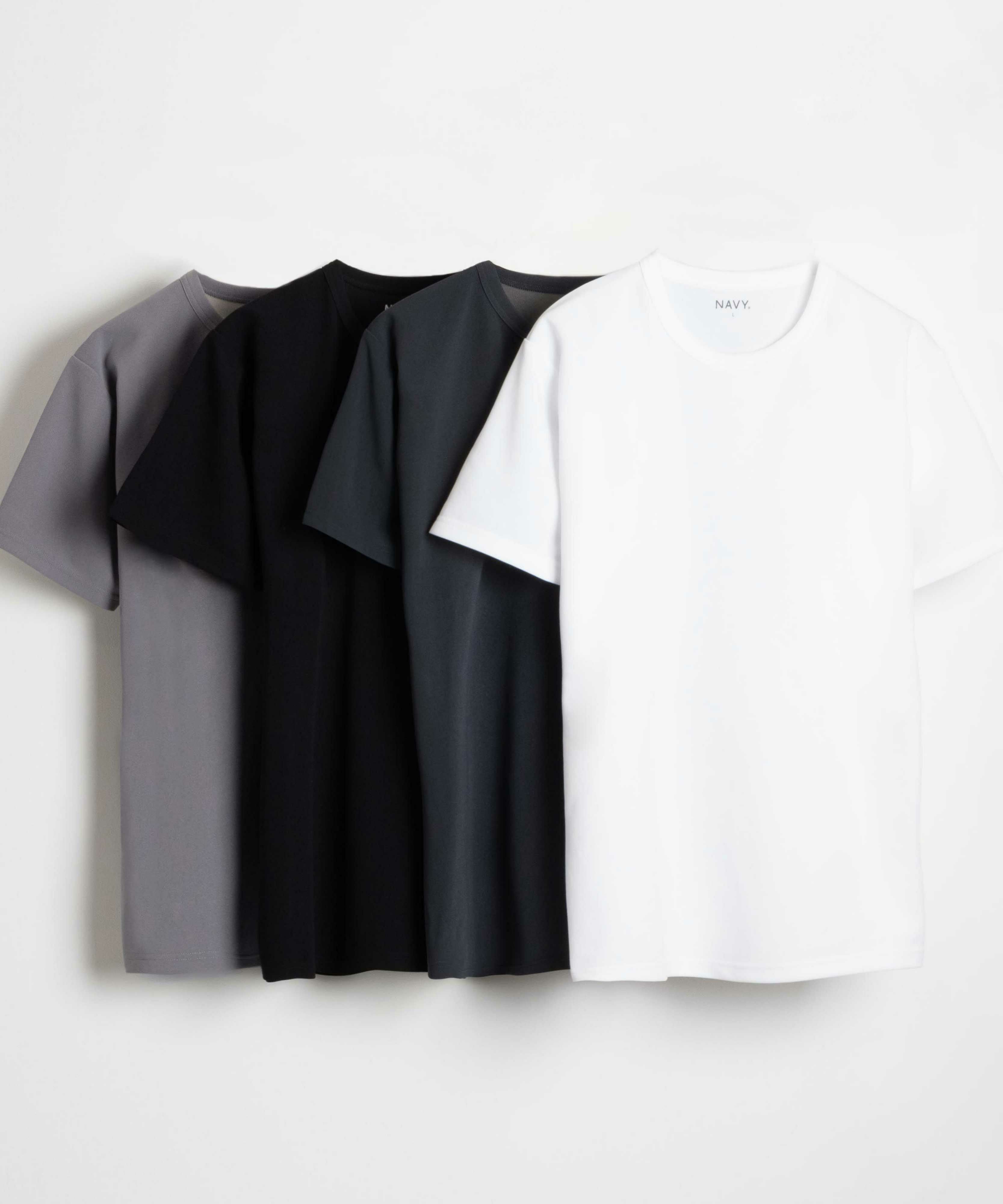 NAVY 倍速ドライ ジョーゼットショートスリーブTシャツ メンズ