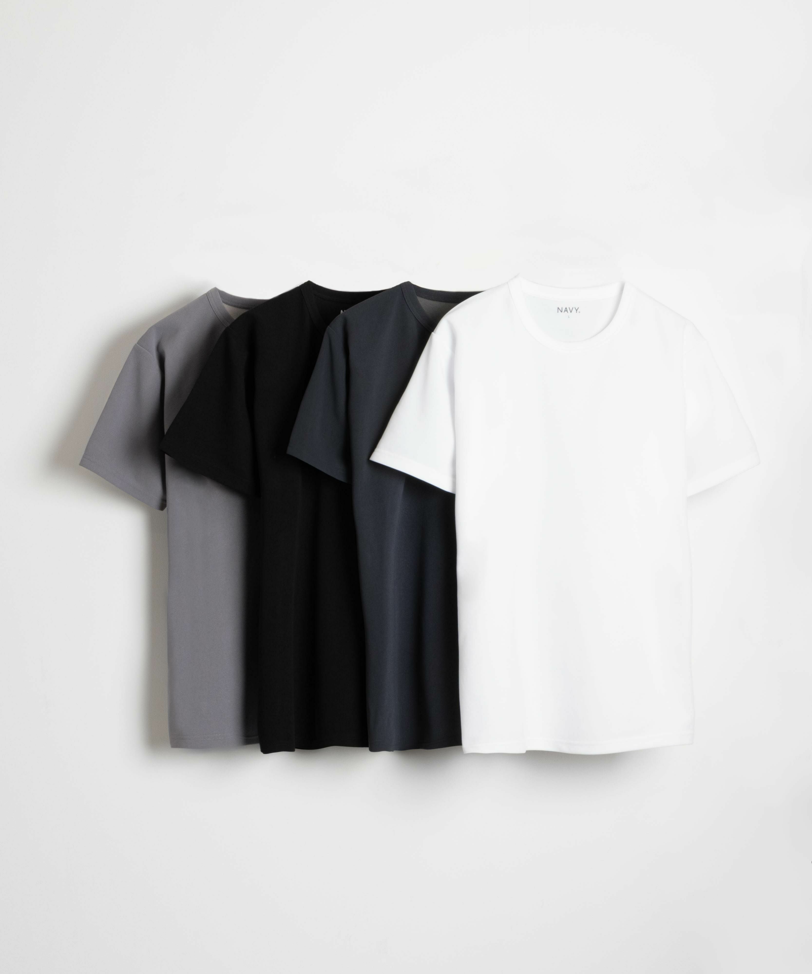 【英喜出品】メンズTシャツ3枚セット【サイズL】 NAVY 倍速ドライ ジョーゼットショートスリーブTシャツ メンズ