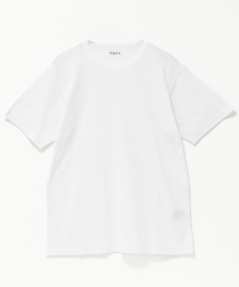 NAVY  倍速ドライ ワッフルショートスリーブTシャツ メンズ メール便 対応商品商品画像-6