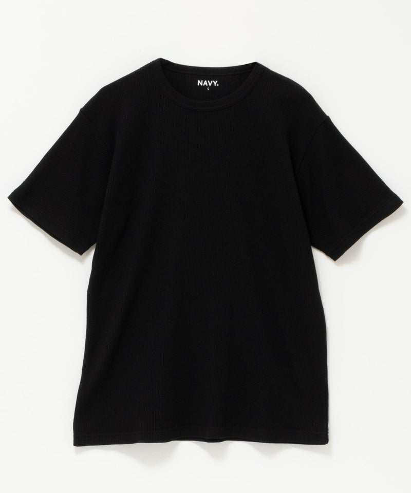 NAVY  倍速ドライ ワッフルショートスリーブTシャツ メンズ メール便 対応商品商品画像-7