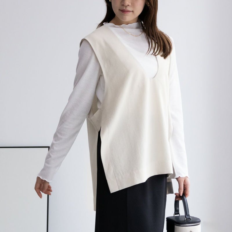 [期間限定価格]HusHusH  リネンライクジレ レディース商品画像-1