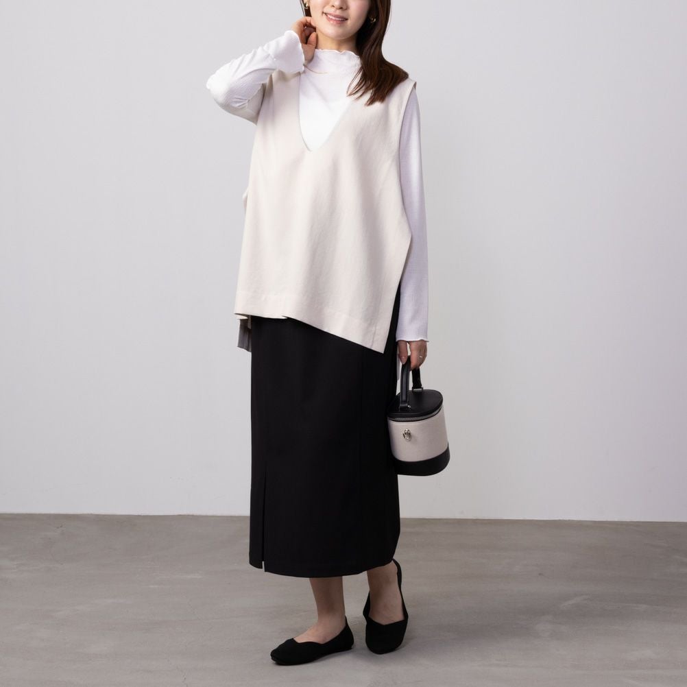 HusHusH リネンライクジレ レディース【3,300円以上お買上げでハンドタオルプレゼント】