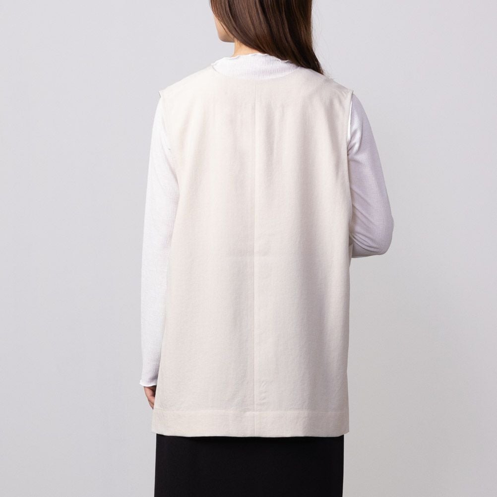 HusHusH リネンライクジレ レディース【3,300円以上お買上げでハンドタオルプレゼント】