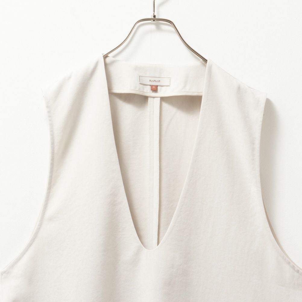 HusHusH リネンライクジレ レディース【3,300円以上お買上げでハンドタオルプレゼント】