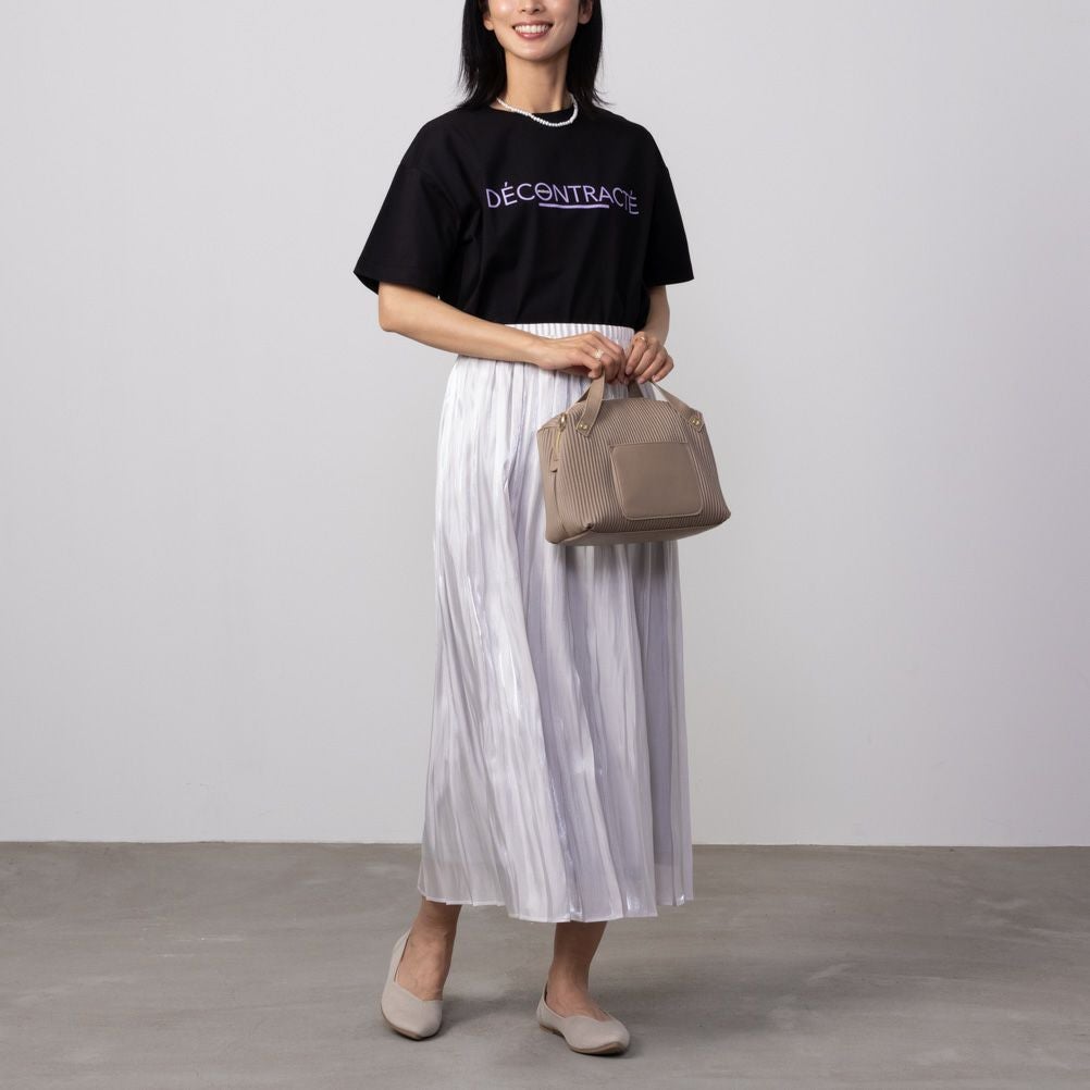 HusHusH テックコットンプリントTシャツ レディース ネコポス 対応商品【3,300円以上お買上げでハンドタオルプレゼント】