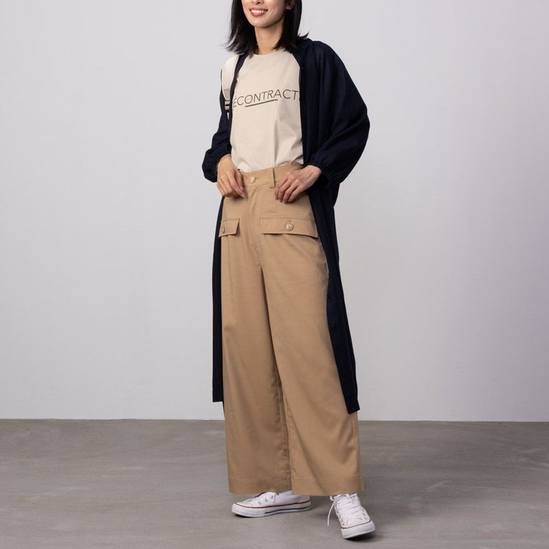 [期間限定価格]HusHusH  テックコットンプリントTシャツ レディース メール便 対応商品商品画像-8