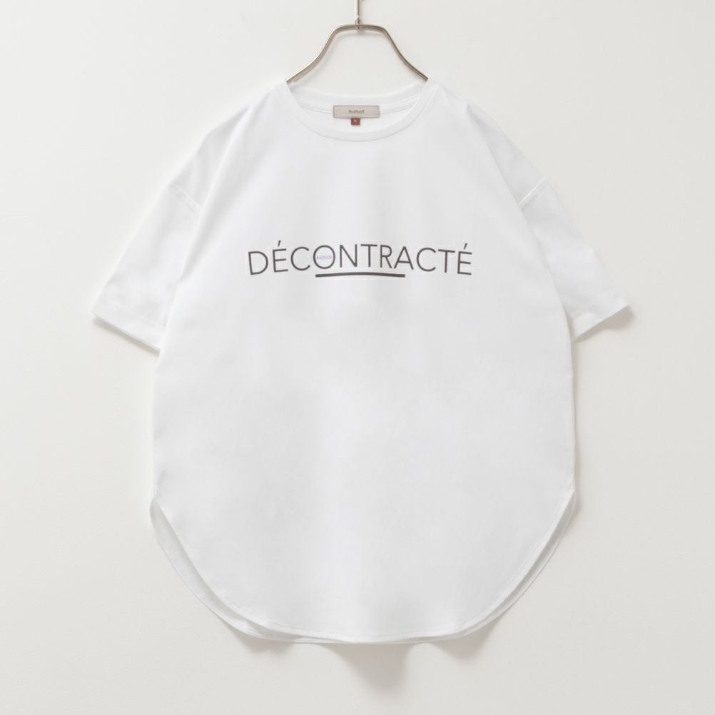 HusHusH テックコットンプリントTシャツ レディース ネコポス 対応商品【3,300円以上お買上げでハンドタオルプレゼント】