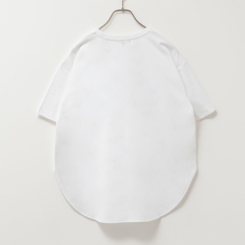 HusHusH テックコットンプリントTシャツ レディース ネコポス 対応商品【3,300円以上お買上げでハンドタオルプレゼント】