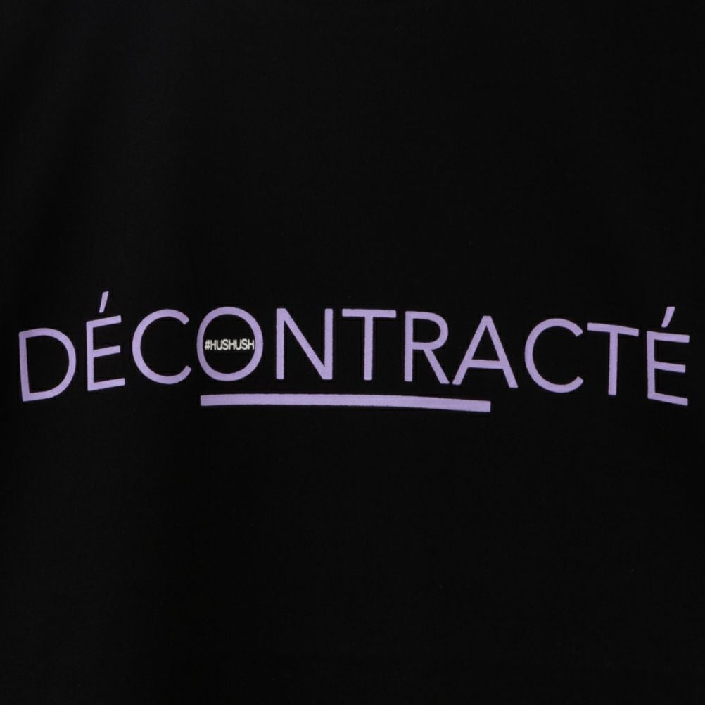 HusHusH テックコットンプリントTシャツ レディース ネコポス 対応商品【3,300円以上お買上げでハンドタオルプレゼント】