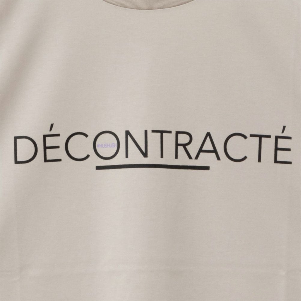 HusHusH テックコットンプリントTシャツ レディース ネコポス 対応商品【3,300円以上お買上げでハンドタオルプレゼント】