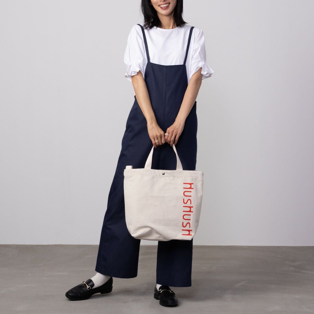 HusHusH タックスリーブTシャツ レディース ネコポス 対応商品【3,300円以上お買上げでハンドタオルプレゼント】