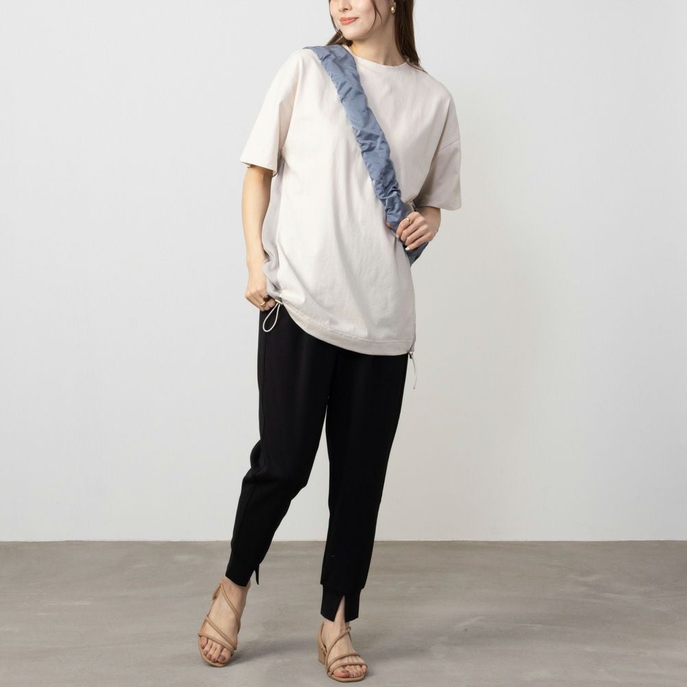 HusHusH 異素材切り替えTシャツ レディース ネコポス 対応商品【3,300円以上お買上げでハンドタオルプレゼント】