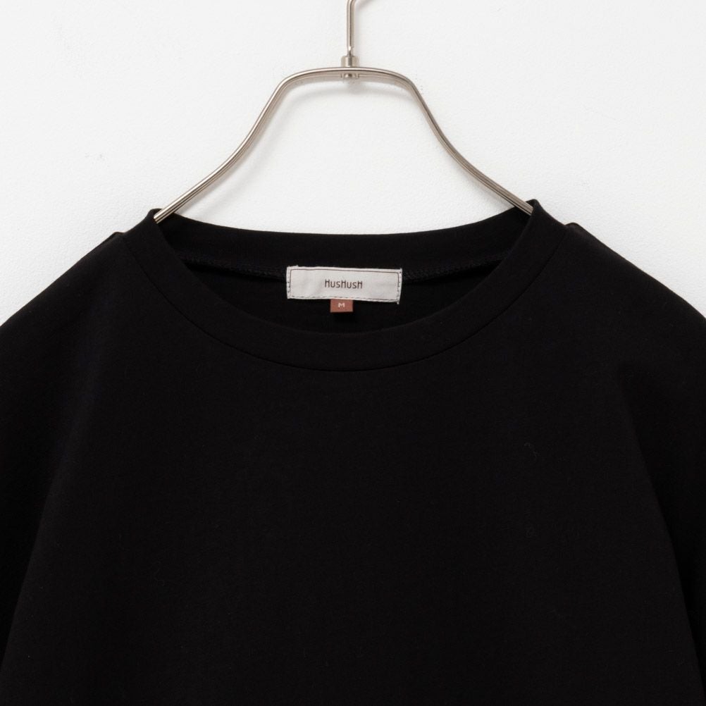 HusHusH 異素材切り替えTシャツ レディース ネコポス 対応商品【3,300円以上お買上げでハンドタオルプレゼント】