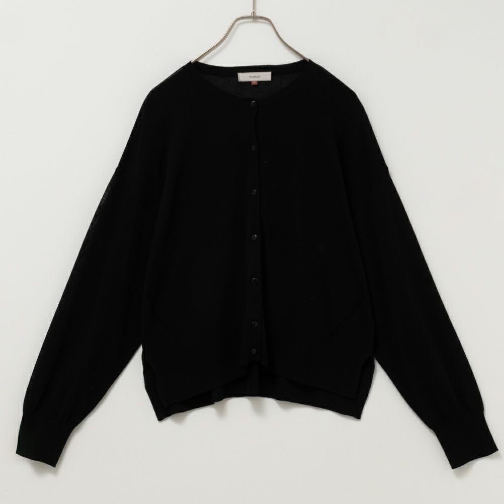 HusHusH ニットカーディガン レディース【3,300円以上お買上げでハンドタオルプレゼント】