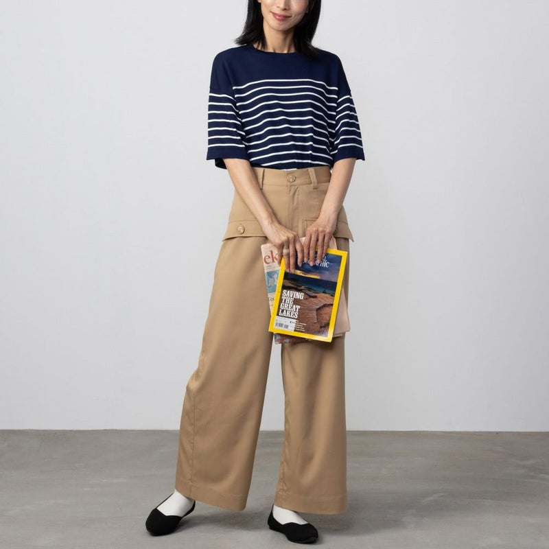 HusHusH  リネンライクニットプルオーバー レディース商品画像-4