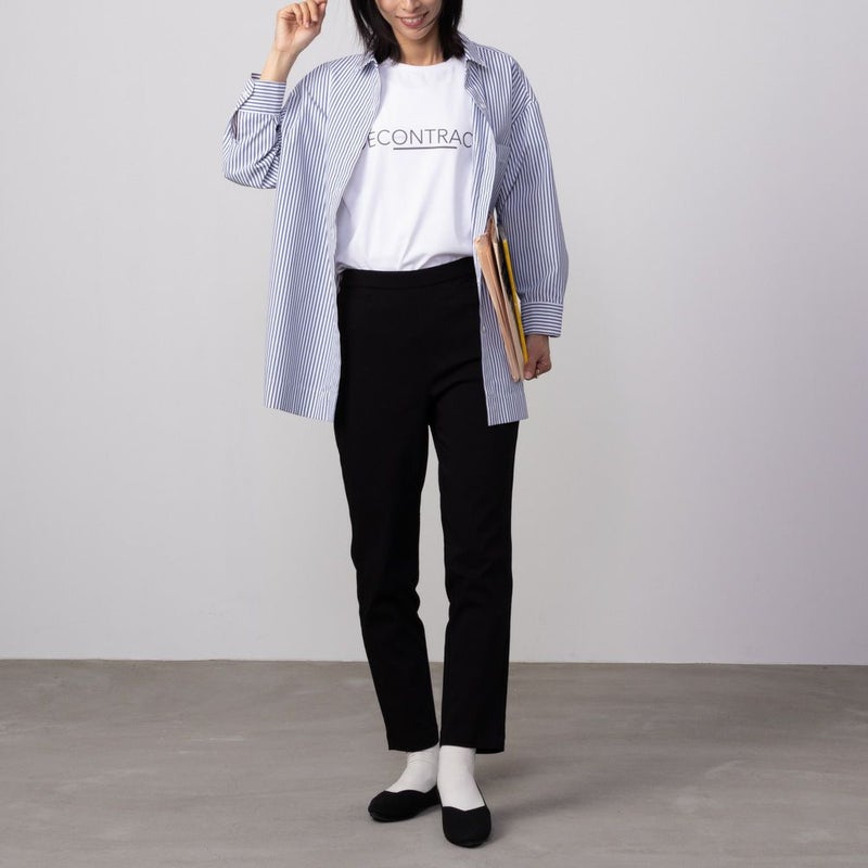 HusHusH らく美パン テーパードパンツ レディース商品画像-4