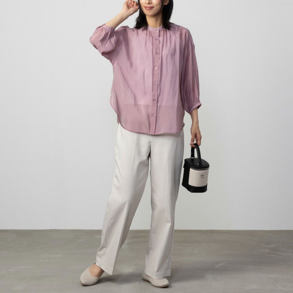 HusHusH ラク美パンツ ストレート レディース【3,300円以上お買上げでハンドタオルプレゼント】