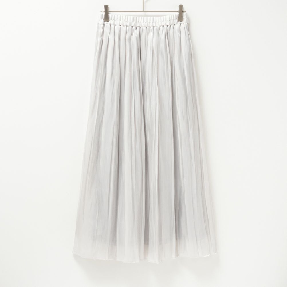 HusHusH サテンプリーツスカート レディース【3,300円以上お買上げでハンドタオルプレゼント】