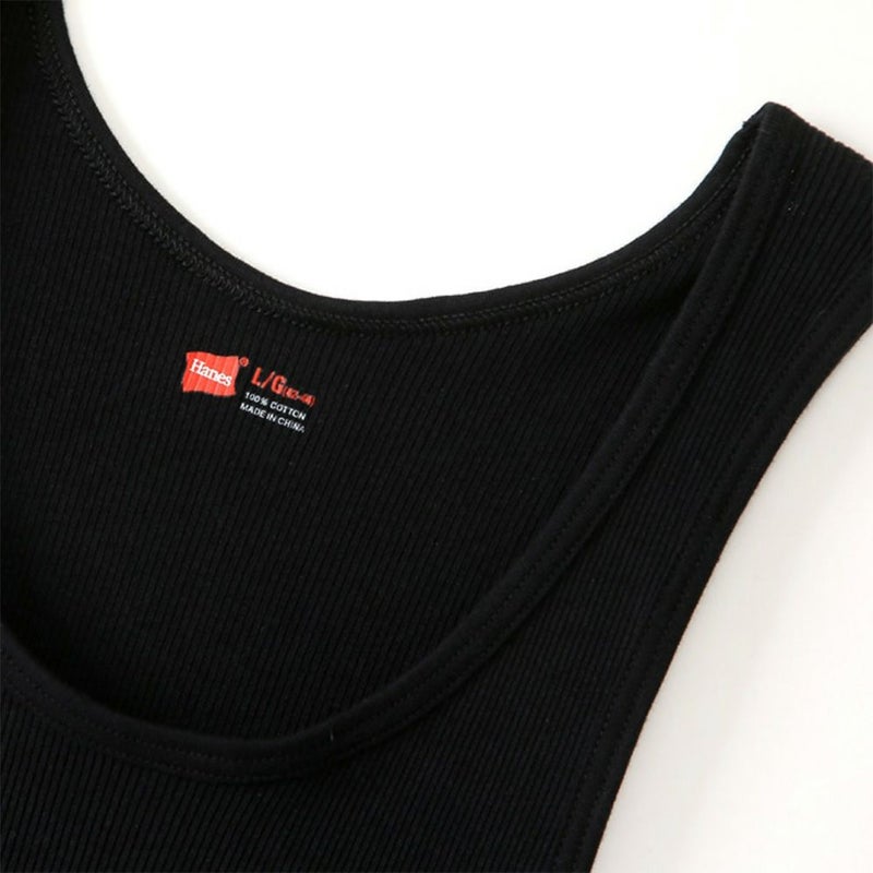 Hanes 2パック Aシャツ タンクトップ メンズ メール便 対応商品商品画像-4