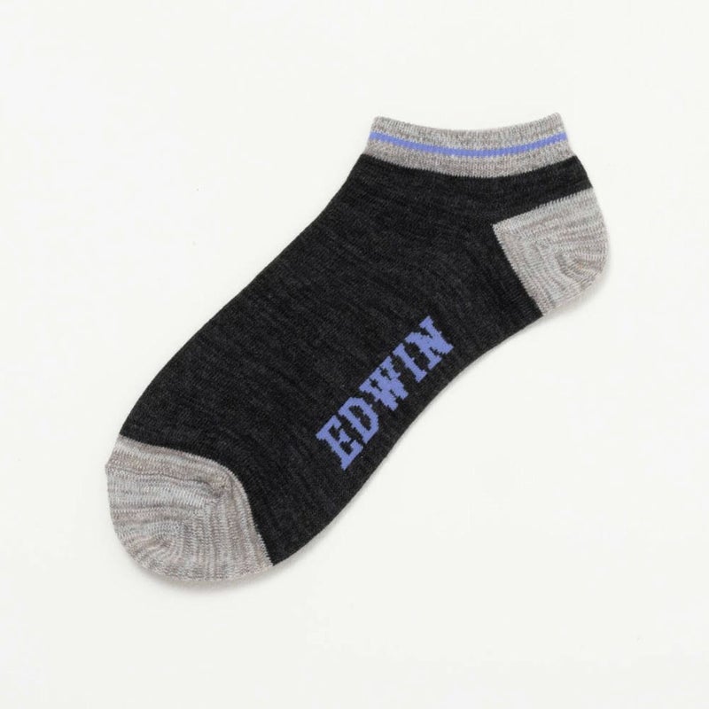 EDWIN アンクルソックス 切替 3足組 メンズ商品画像-4
