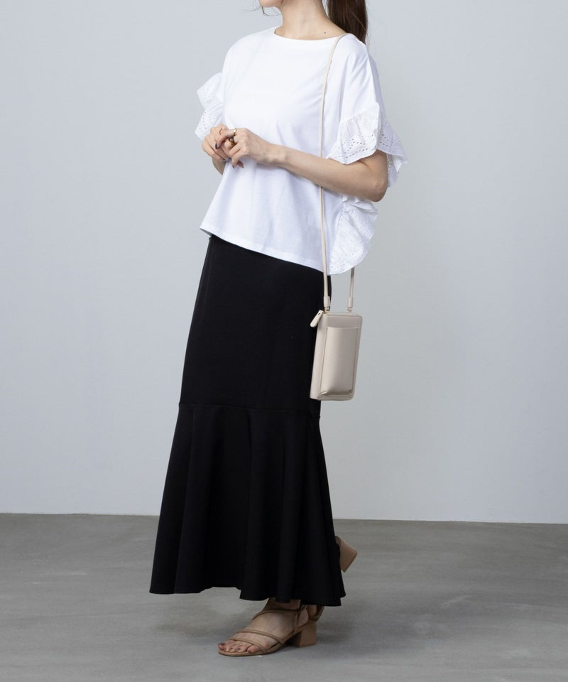 Howdy Marie  インド綿 袖フリルTシャツ レディース メール便 対応商品商品画像-8