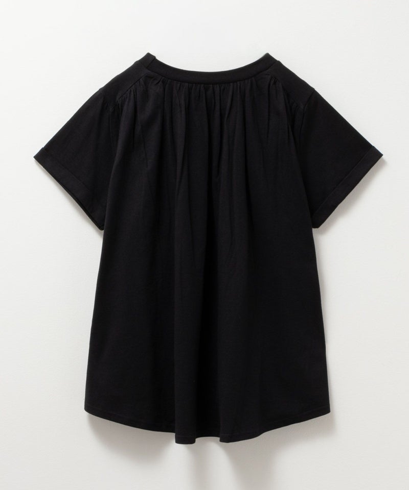 Howdy Marie インド綿 ギャザーTシャツ レディース メール便 対応商品商品画像-10