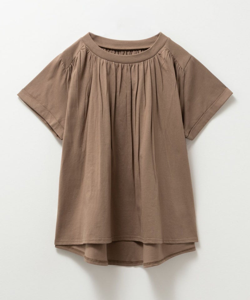 Howdy Marie  インド綿 ギャザーTシャツ レディース メール便 対応商品商品画像-12